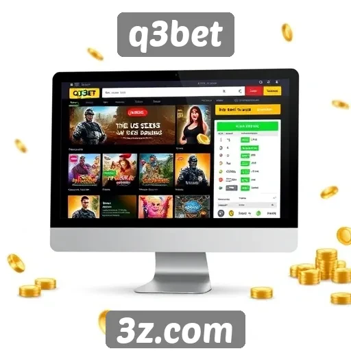 Facilidade de navegação no site do q3bet